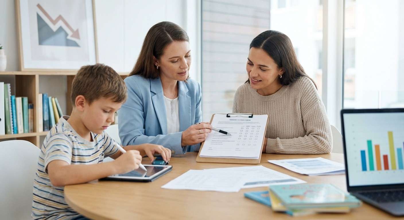 نموداری که خطی رو به پایین را نشان می‌دهد، نماد کاهش علائم و بهبود وضعیت پس از درمان است.