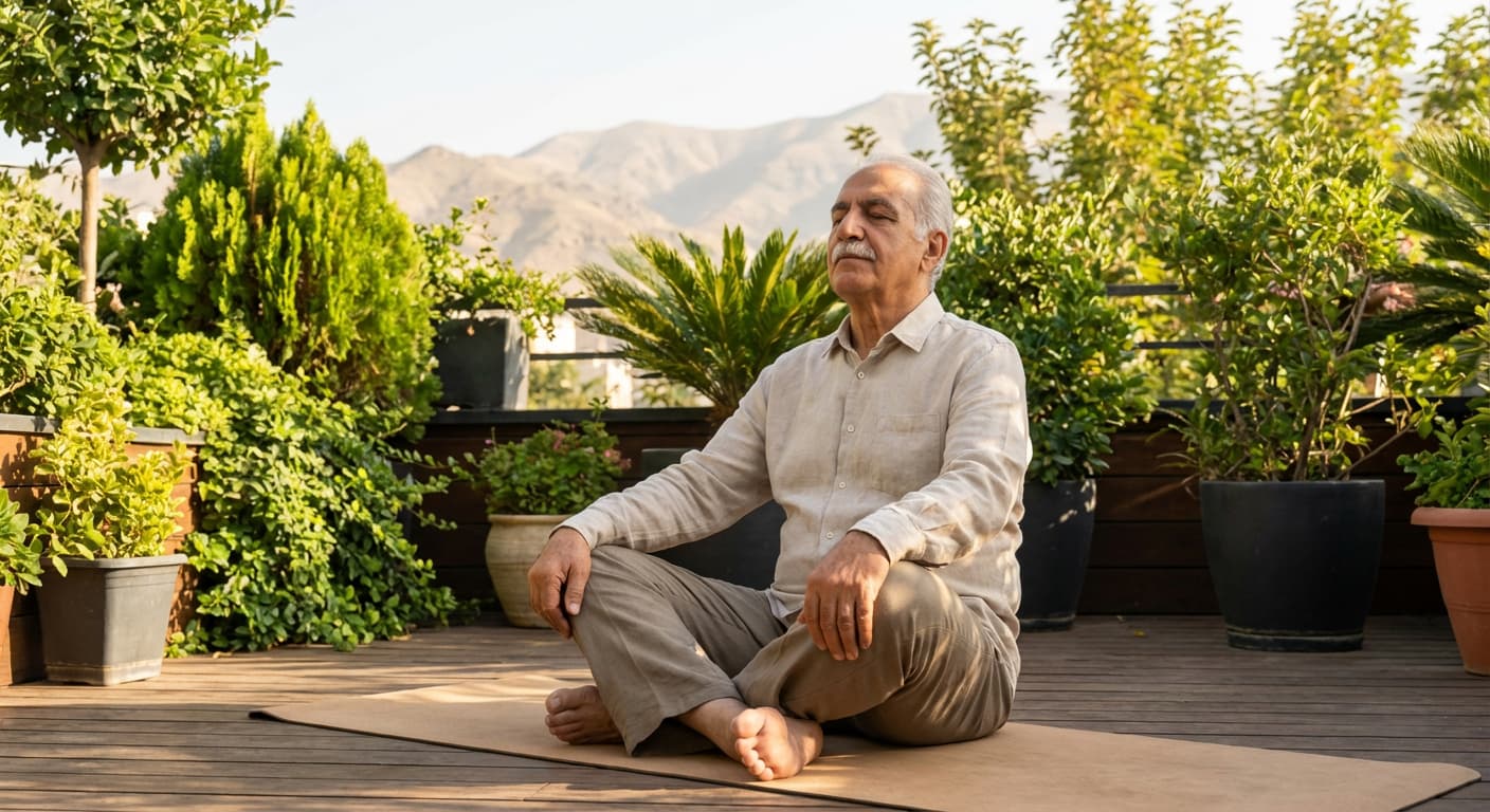 آرامش در دوران سالمندی: ۵ تکنیک ساده برای غلبه بر اضطراب روزمره