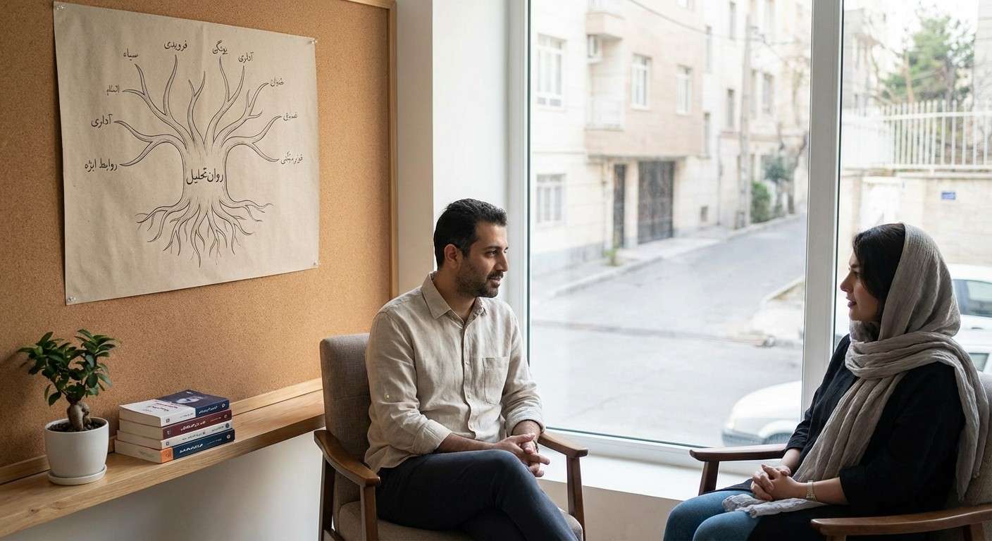 نموداری ساده که شاخه‌های اصلی روان‌تحلیل را از یک ریشه مشترک نشان می‌دهد.