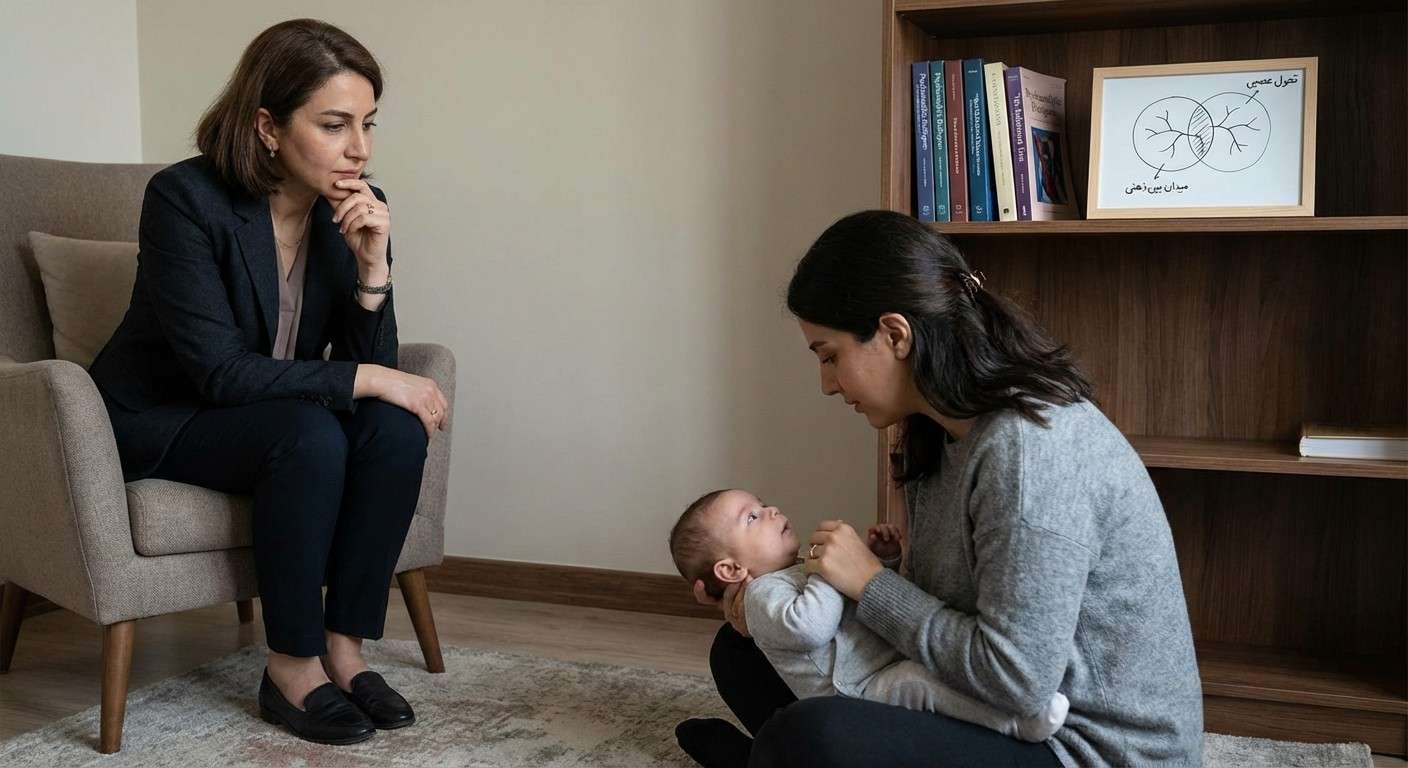 رقص هماهنگ دو ذهن: چگونه تعاملات نادیدنی نوزاد و مادر، معماری مغز را می‌سازد؟