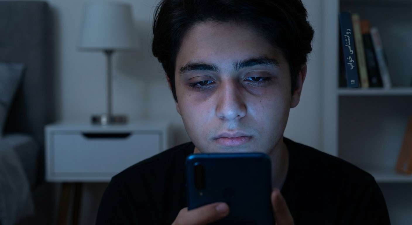 مغز همیشه آنلاین: بهداشت خواب نوجوانان در عصر اعلان‌ها و چت‌بات‌های ۲۴ ساعته