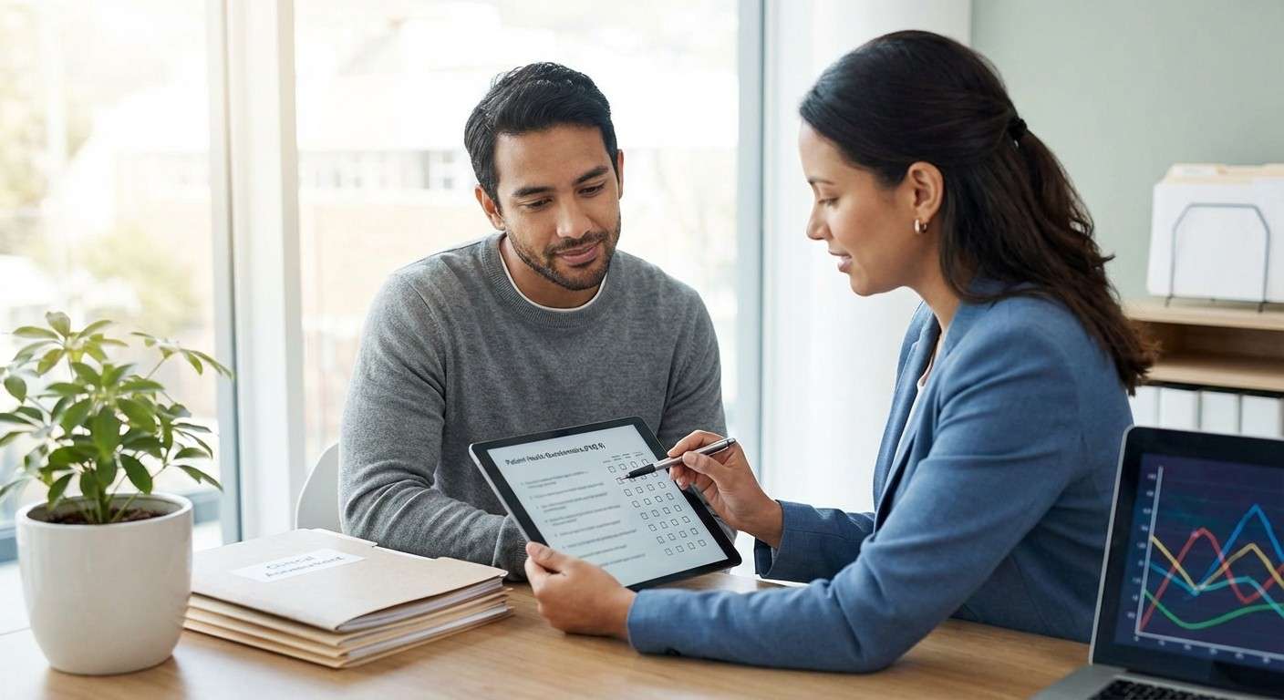 آزمون PHQ-9 چیست؟ راهنمای پرسشنامه ۹ سؤالی غربالگری افسردگی