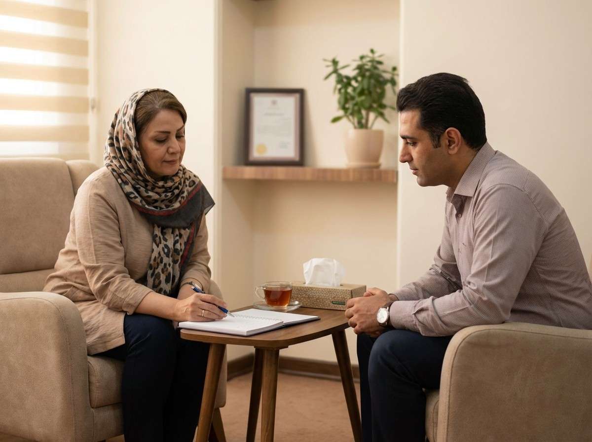 تصویری از یک زنجیر در حال پاره شدن، نماد شکستن چرخه وسواس فکری و عملی.